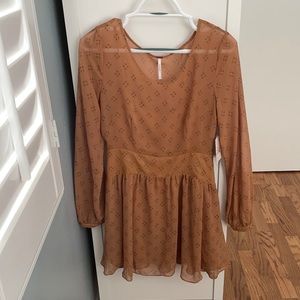 Brown Free People dress